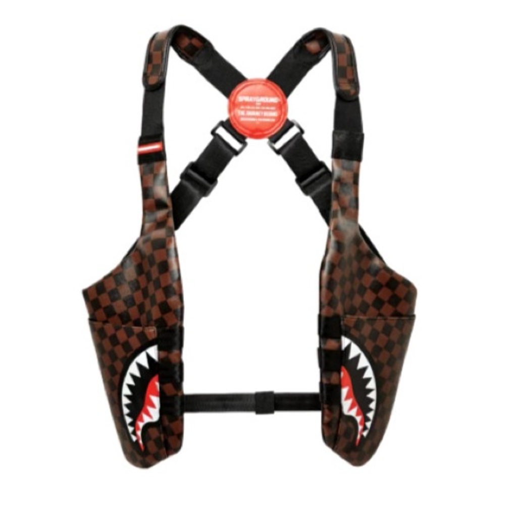 Sprayground Side Sharks in Paris Shoulder Pack Holster/Vest